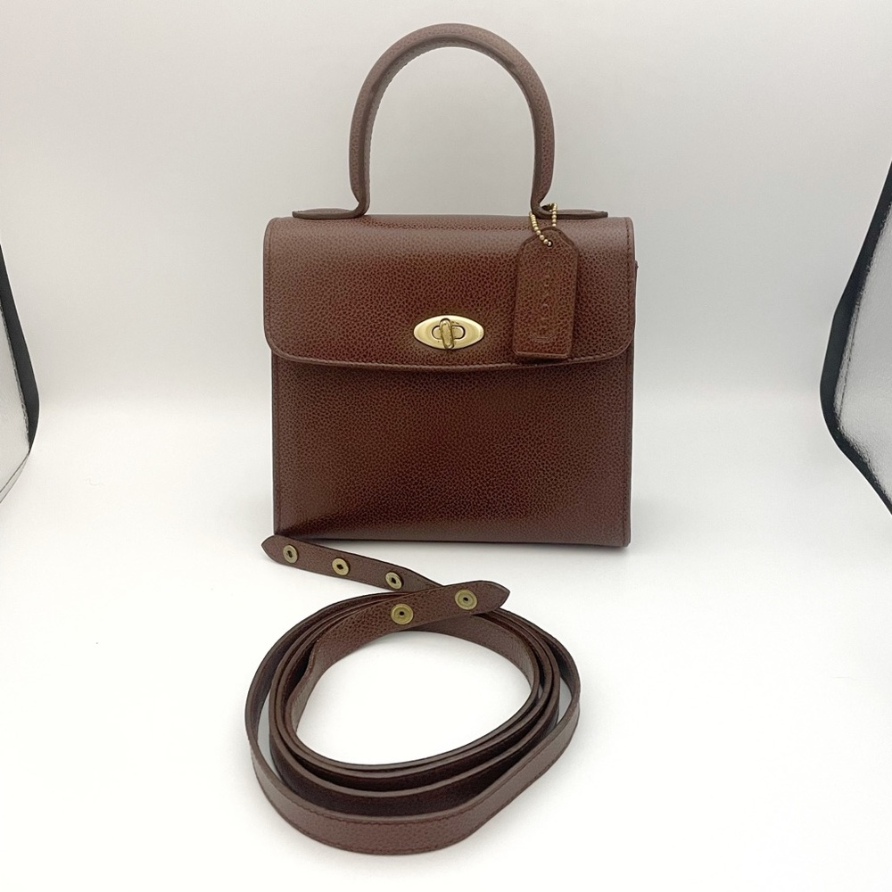 Coach Gracie Madison Chocolate Brown Kelly Bag